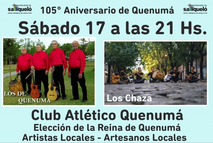 El Club Atltico Quenum ser el centro de las actividades musicales